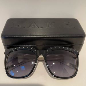 L.A.M.B. By Gwen Stefani LA511 Black Sunglasses